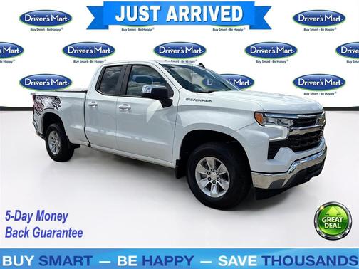 Summit White 2023 Chevrolet Silverado 1500 LT