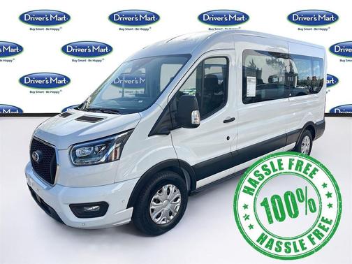 Oxford White 2023 Ford Transit-350 XLT