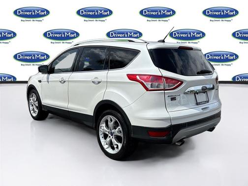 White Platinum Metallic Tri-Coat 2015 Ford Escape Titanium