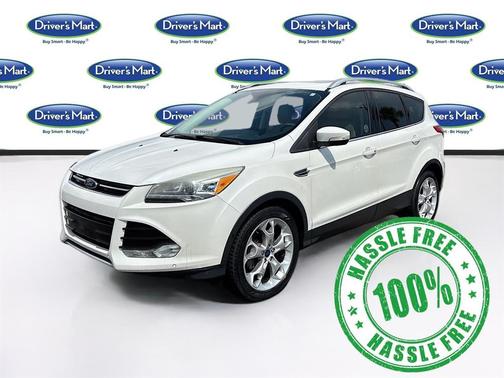 White Platinum Metallic Tri-Coat 2015 Ford Escape Titanium
