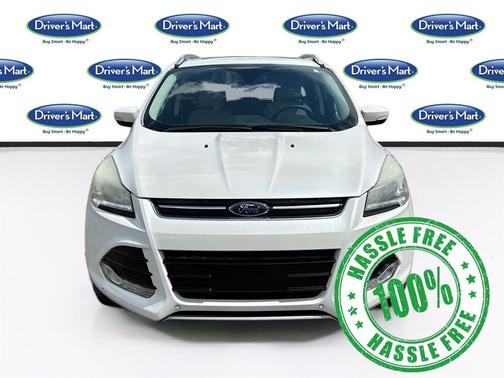 White Platinum Metallic Tri-Coat 2015 Ford Escape Titanium