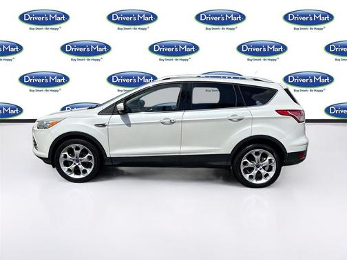 White Platinum Metallic Tri-Coat 2015 Ford Escape Titanium