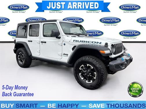 Bright White Clearcoat 2025 Jeep Wrangler 4xe Rubicon