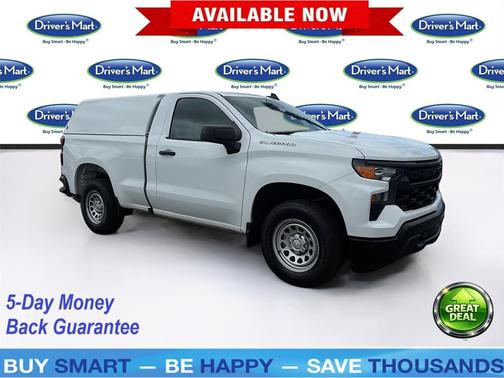 Summit White 2023 Chevrolet Silverado 1500 WT
