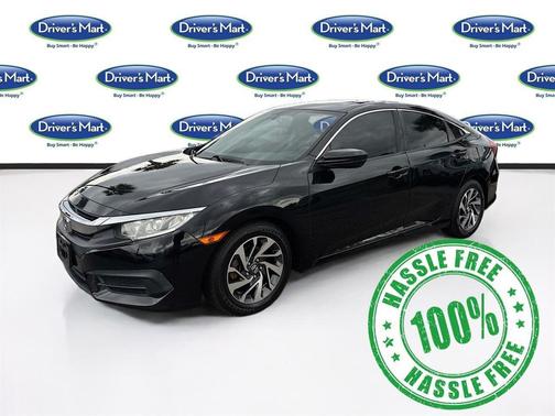 Crystal Black Pearl 2017 Honda Civic EX