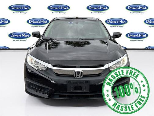 Crystal Black Pearl 2017 Honda Civic EX