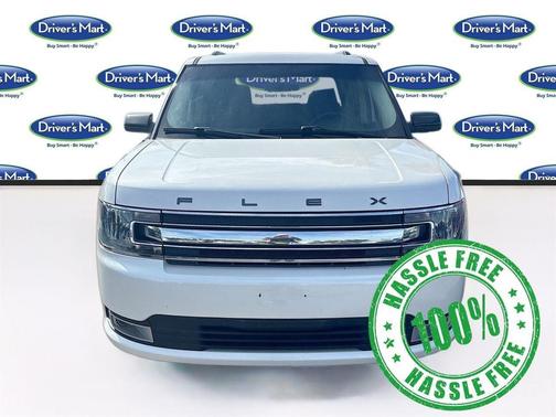 White Platinum Metallic Tri-Coat 2017 Ford Flex SEL