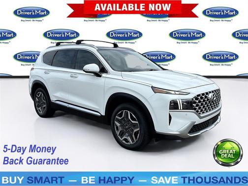 Quartz White 2021 Hyundai SANTA FE Limited