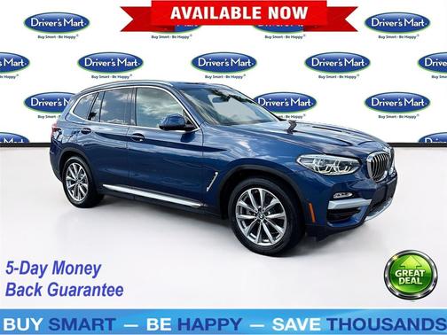 Phytonic Blue Metallic 2019 BMW X3 xDrive30i
