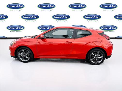 Sunset Orange 2021 Hyundai Veloster 2