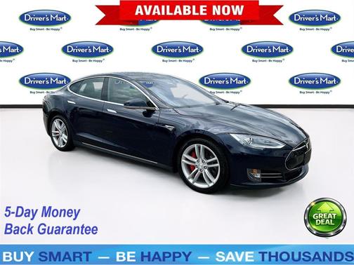Blue Metallic 2015 Tesla Model S P85D