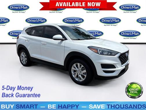 White Pearl 2019 Hyundai TUCSON SE