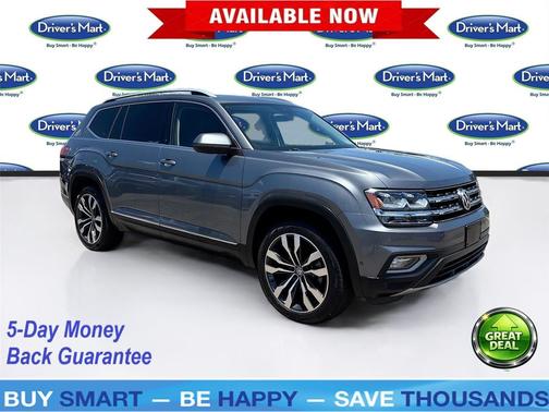 Platinum Gray Metallic 2019 Volkswagen Atlas 3.6L SEL Premium