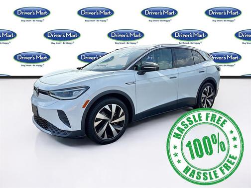 Glacier White Metallic/Black Roof 2021 Volkswagen ID.4 1st Edition