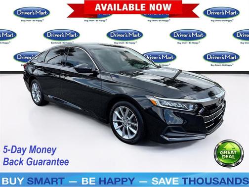 Crystal Black Pearl 2021 Honda Accord LX 1.5T