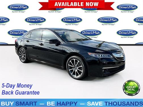 Crystal Black Pearl 2015 Acura TLX V6 Advance