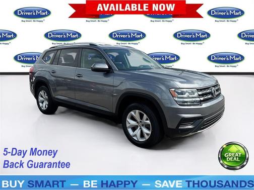 Platinum Gray Metallic 2018 Volkswagen Atlas 3.6L S