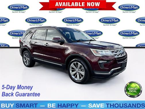 Burgundy Velvet Metallic Tinted Clearcoat 2018 Ford Explorer Limited
