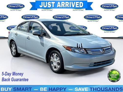 Cool Mist Metallic 2012 Honda Civic Hybrid Base