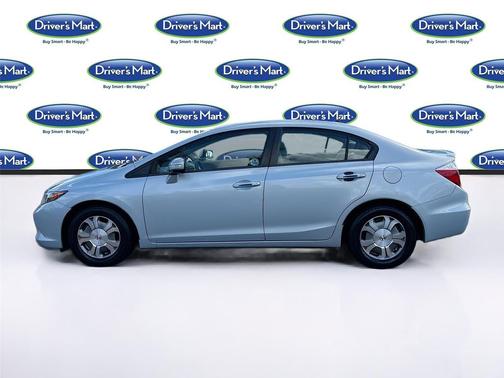 Cool Mist Metallic 2012 Honda Civic Hybrid Base