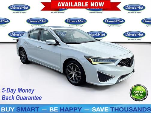 Platinum White Pearl 2020 Acura ILX Premium Package