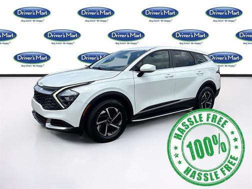 Snow White Pearl 2023 Kia Sportage Hybrid LX