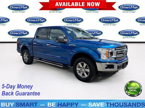 Lightning Blue 2018 Ford F-150 XLT