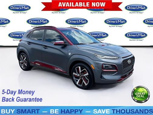 Matte Grey w/Iron Man Red Roof 2019 Hyundai KONA Iron Man