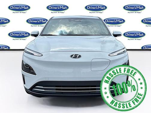 Lunar White 2023 Hyundai KONA EV SE