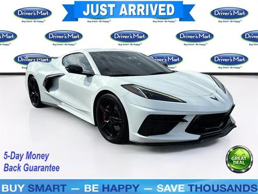 Arctic White 2023 Chevrolet Corvette Stingray w/2LT