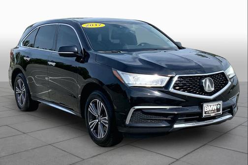 Crystal Black Pearl 2017 Acura MDX 3.5L