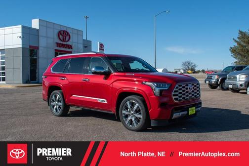 Supersonic Red 2023 Toyota Sequoia Capstone