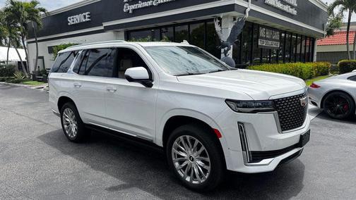 Crystal White Tricoat 2023 Cadillac Escalade Premium Luxury