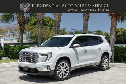 Glacier White Tricoat 2026 GMC Acadia Denali