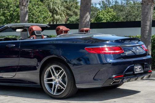 Lunar Blue Metallic 2017 Mercedes-Benz S-Class S 550 Cabriolet