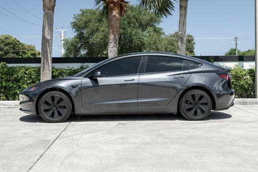 Stealth Grey 2025 Tesla Model 3 Long Range