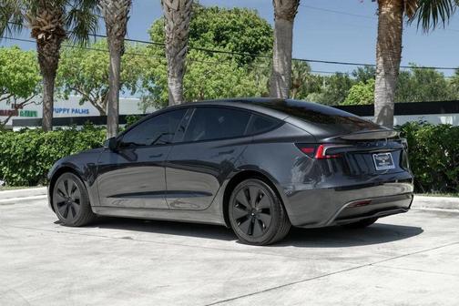 Stealth Grey 2025 Tesla Model 3 Long Range