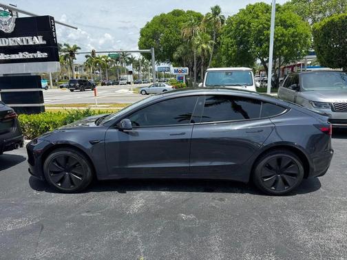 Stealth Grey 2025 Tesla Model 3 Long Range