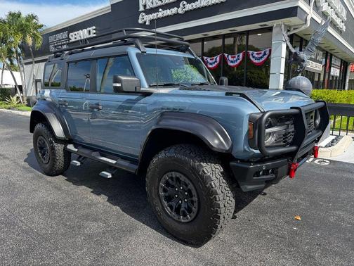 Azure Gray Metallic Tri-Coat 2023 Ford Bronco Raptor 4 Door Advanced 4x4