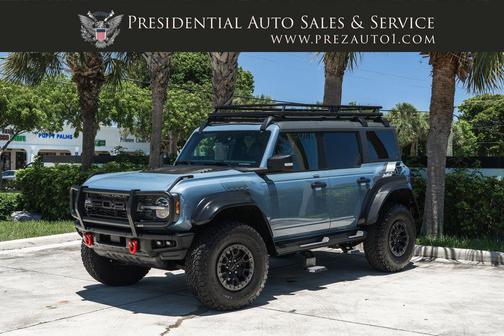 Azure Gray Metallic Tri-Coat 2023 Ford Bronco Raptor 4 Door Advanced 4x4