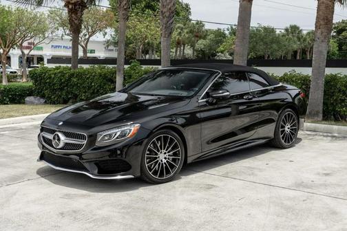 Black 2017 Mercedes-Benz S-Class S 550 Cabriolet