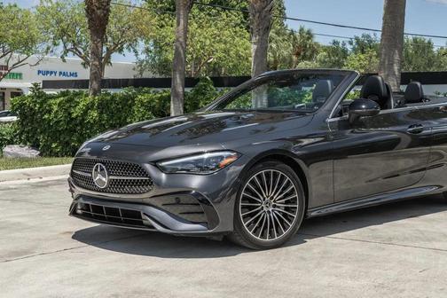 Graphite Grey Metallic 2024 Mercedes-Benz CLE 300 4MATIC Cabriolet
