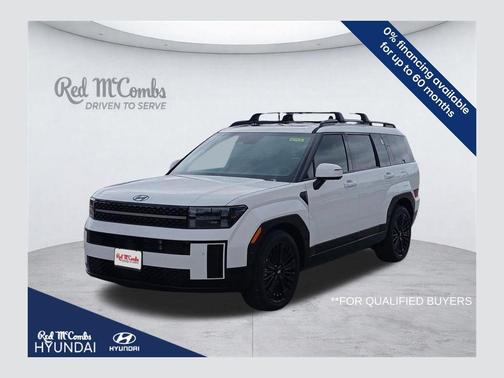 White 2026 Hyundai SANTA FE HEV Calligraphy
