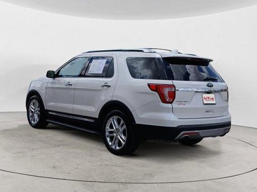 White Platinum Tri-Coat Metallic 2017 Ford Explorer Limited