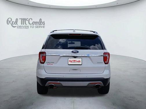 White Platinum Tri-Coat Metallic 2017 Ford Explorer Limited