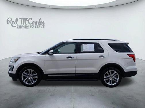 White Platinum Tri-Coat Metallic 2017 Ford Explorer Limited