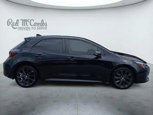 Midnight Black Metallic 2024 Toyota Corolla Hatchback XSE