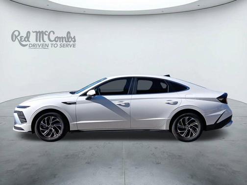 White 2026 Hyundai SONATA Hybrid Blue