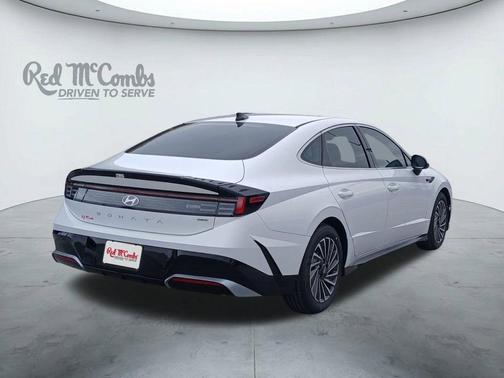 White 2025 Hyundai SONATA Hybrid SEL