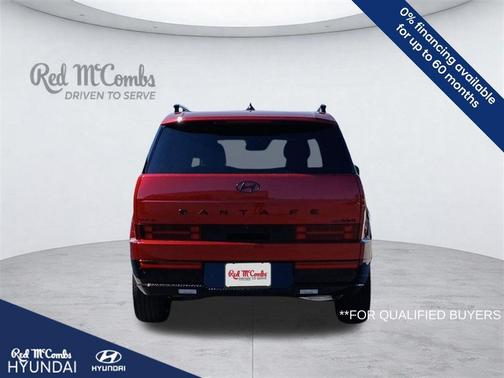 Red 2026 Hyundai SANTA FE HEV Calligraphy